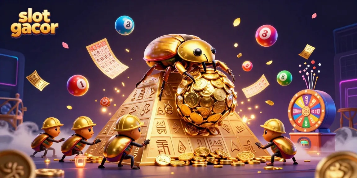 Menangkan slot gacor dengan ilustrasi 3D menarik dari karakter kasino bertema.