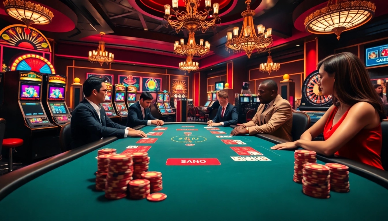 Découvrez l'excitation du meilleur casino en ligne avec du poker à enjeux élevés et des machines à sous vibrantes.