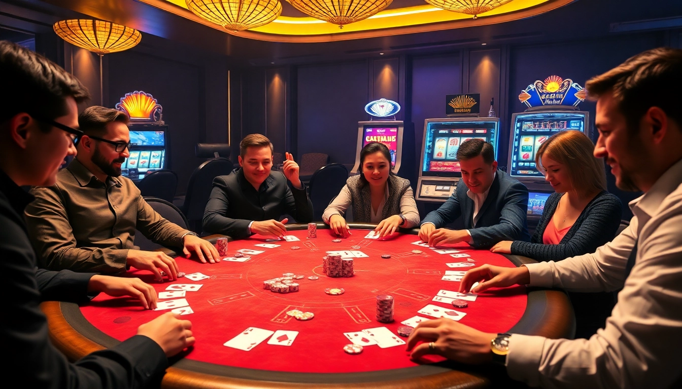 High-stakes action at the casino table featuring dynamic gameplay and excitement at https://sunwin88.art/.