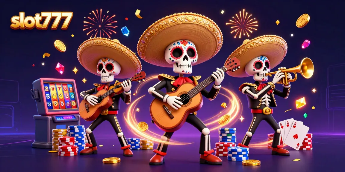 Experience the excitement of slot777 with vibrant slot machine reels and engaging casino elements.