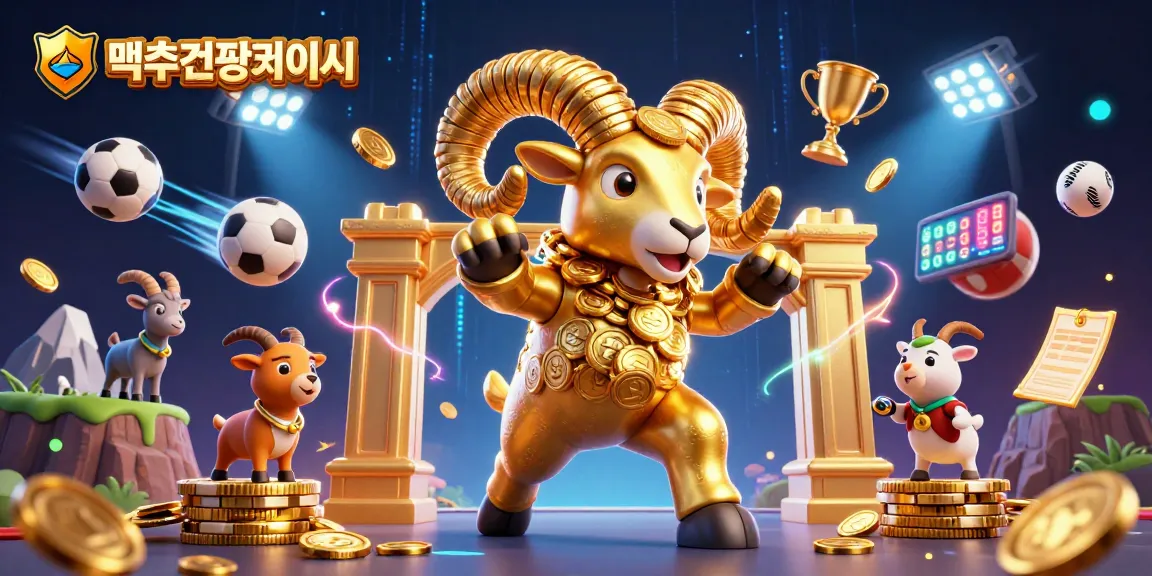 먹튀검증사이트의 안전한 스포츠 배팅을 표현한 일러스트 이미지입니다.