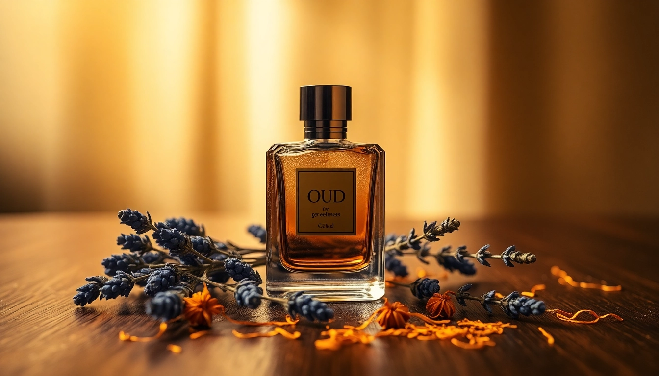 Showcasing Oud for greatness in an elegant setting, emphasizing luxury and sophistication.