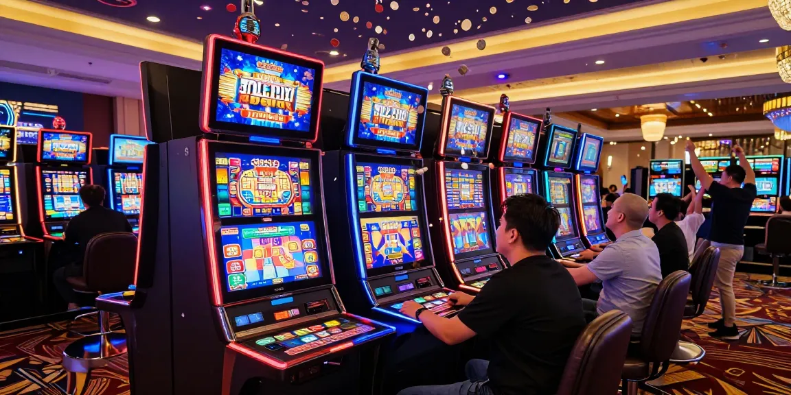 Engaging slot server luar negeri gaming experience at a vibrant casino.