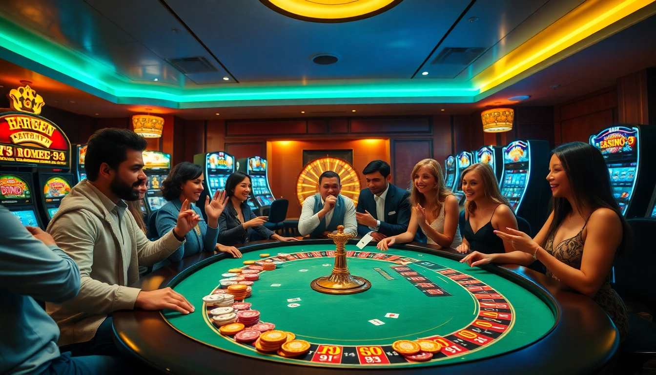 Engage with the hidden wiki official in a luxurious casino setting with poker chips and vibrant slot machines.