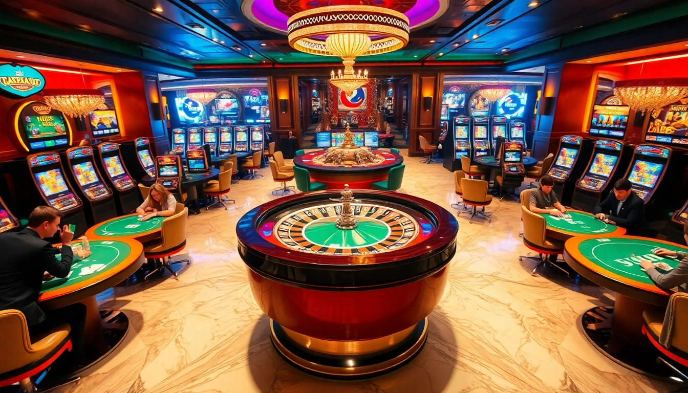 Vivez l'excitation du meilleur casino en ligne avec des roues de roulette vibrantes et des tables de jeu élégantes.