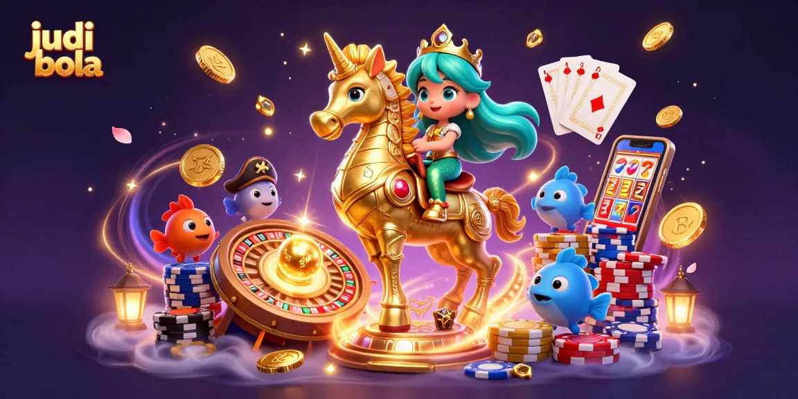 Engage in judi bola with a colorful underwater scene featuring a mermaid princess and thrilling casino elements.