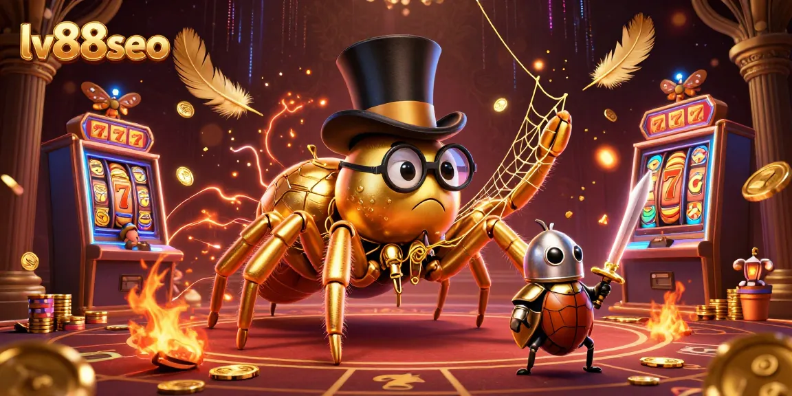 Engage with top-tier lv88seo casino strategies featuring a dynamic scene of slot games.