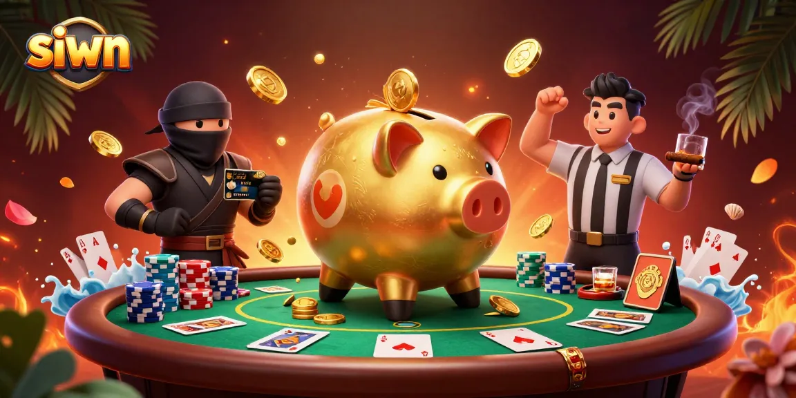 Experience thrilling gameplay at siwn, featuring a dynamic scene with a sumo wrestler and gambling elements.