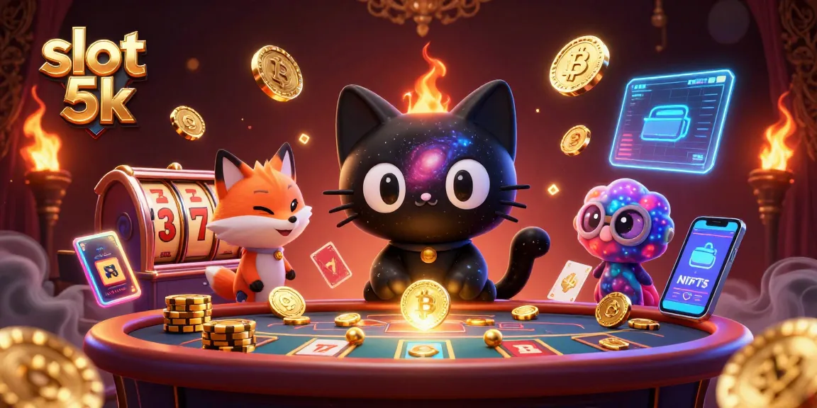 Spin the slot 5k reels and experience thrilling gameplay with casino characters.