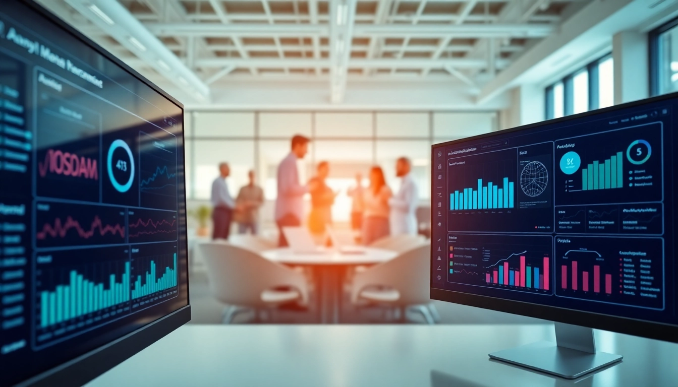 Empowering teams with enterprise assistant software showcased in a modern office setting.
