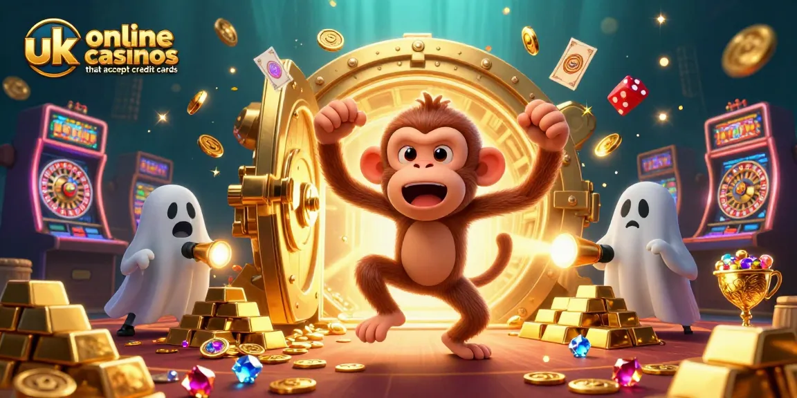 Engage with entertaining gameplay at uk online casinos that accept credit cards featuring a mischievous monkey and ghost-hunter puppy.