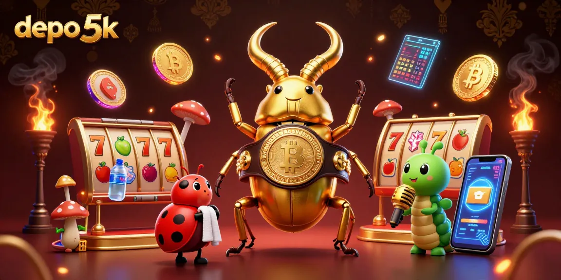 Experience the excitement of depo 5k slots with vibrant characters and dynamic elements in casino action.