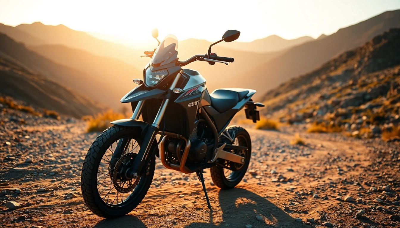 Riding dynamic dual sport street legal motorcycles on rugged mountain trails for thrilling adventures.