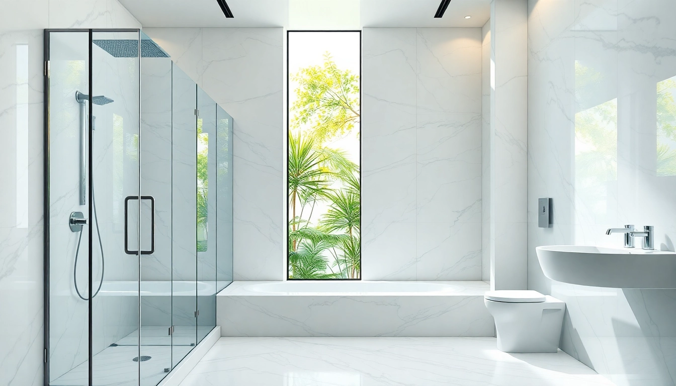 Transform your bathroom with elegant showers au featuring luxurious glass designs and modern aesthetics.