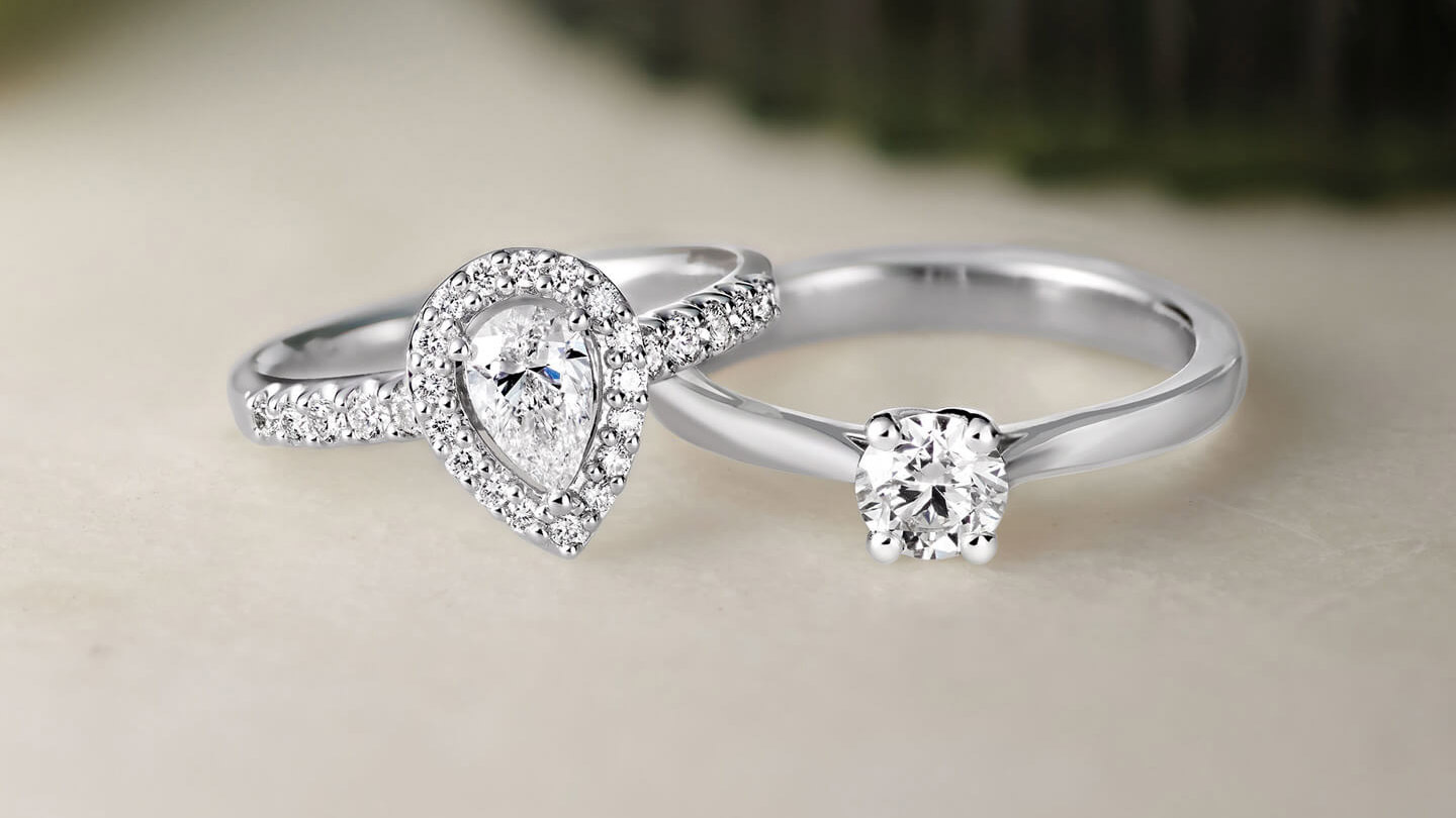 Buy Diamond Bubble Ring Online | London Diamond Online