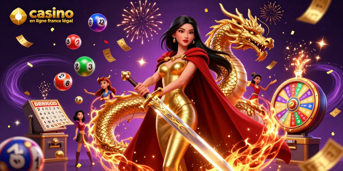 Vivez l'excitation au casino en ligne france légal avec des éléments de jeu dynamiques tels que des boules de loto colorées et des roues tournantes.