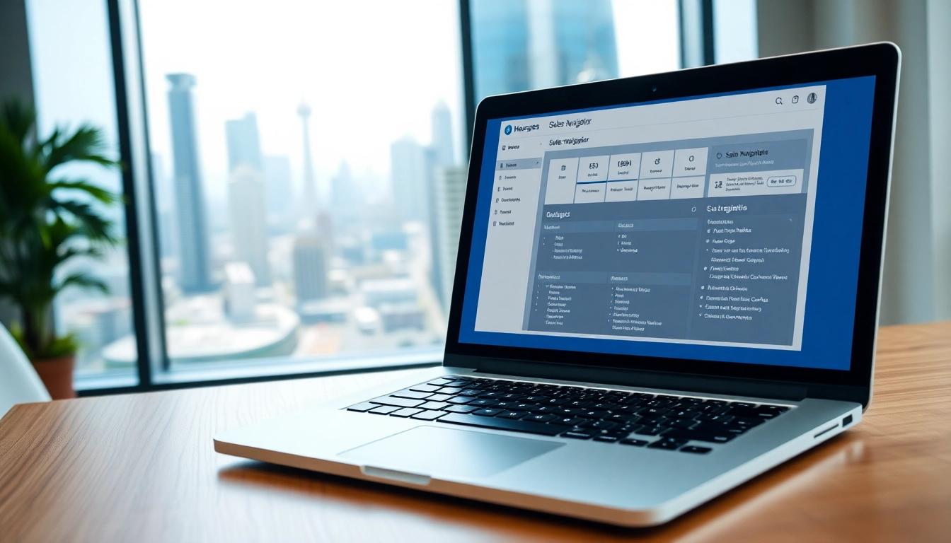 Showcasing the best sales navigator scraping tool in a professional digital workspace environment.