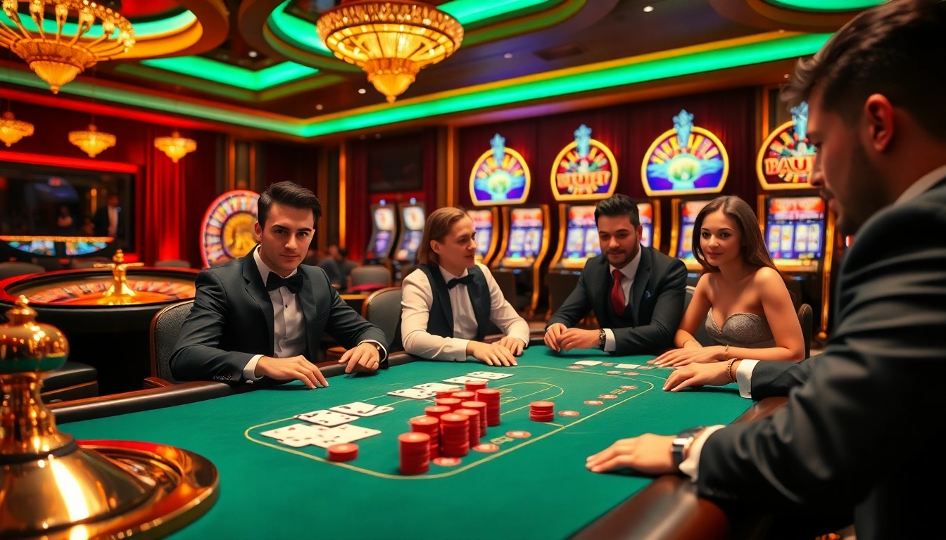 Découvrez l'excitation au meilleur casino en ligne avec des tables de poker vibrantes et une roulette palpitante.