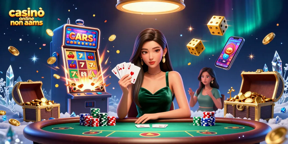 Gioca a giochi vincenti nei casinò online non AAMS con una coinvolgente scena di poker di lusso.
