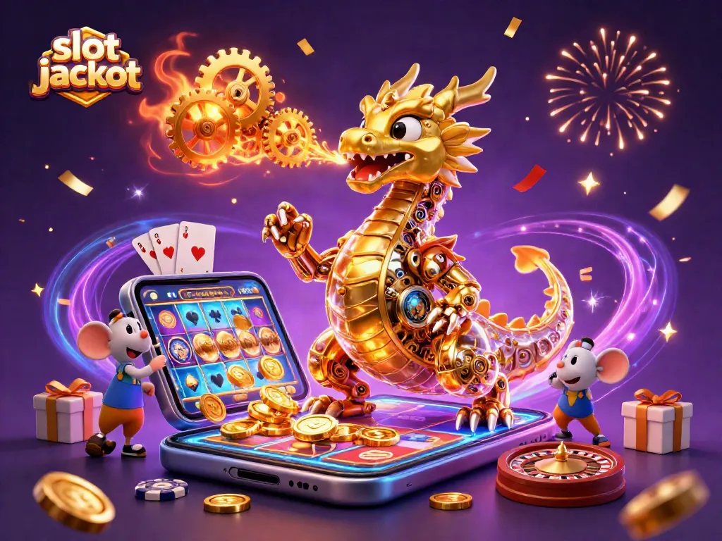 Spin winning slot jackpots with the golden dragon and casino excitement!