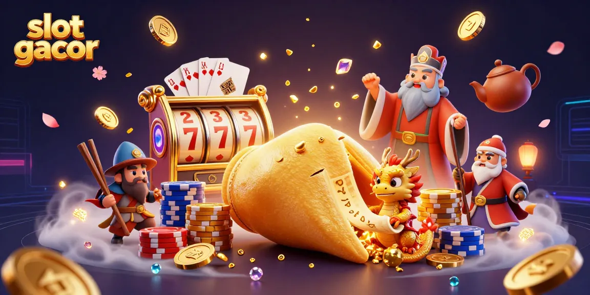 Slot gacor menunjukkan mesin slot yang meledak dengan kemenangan, dikelilingi koin emas yang berkilauan.