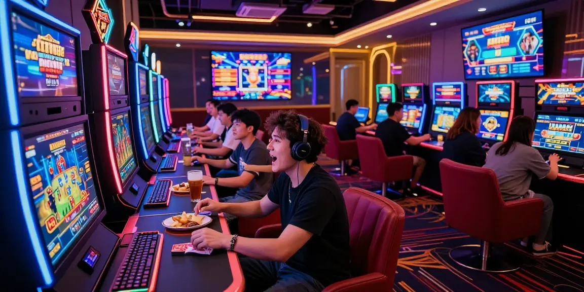 Engaging scene of MBM娛樂 showcasing a vibrant gaming atmosphere with live dealers and excited players.