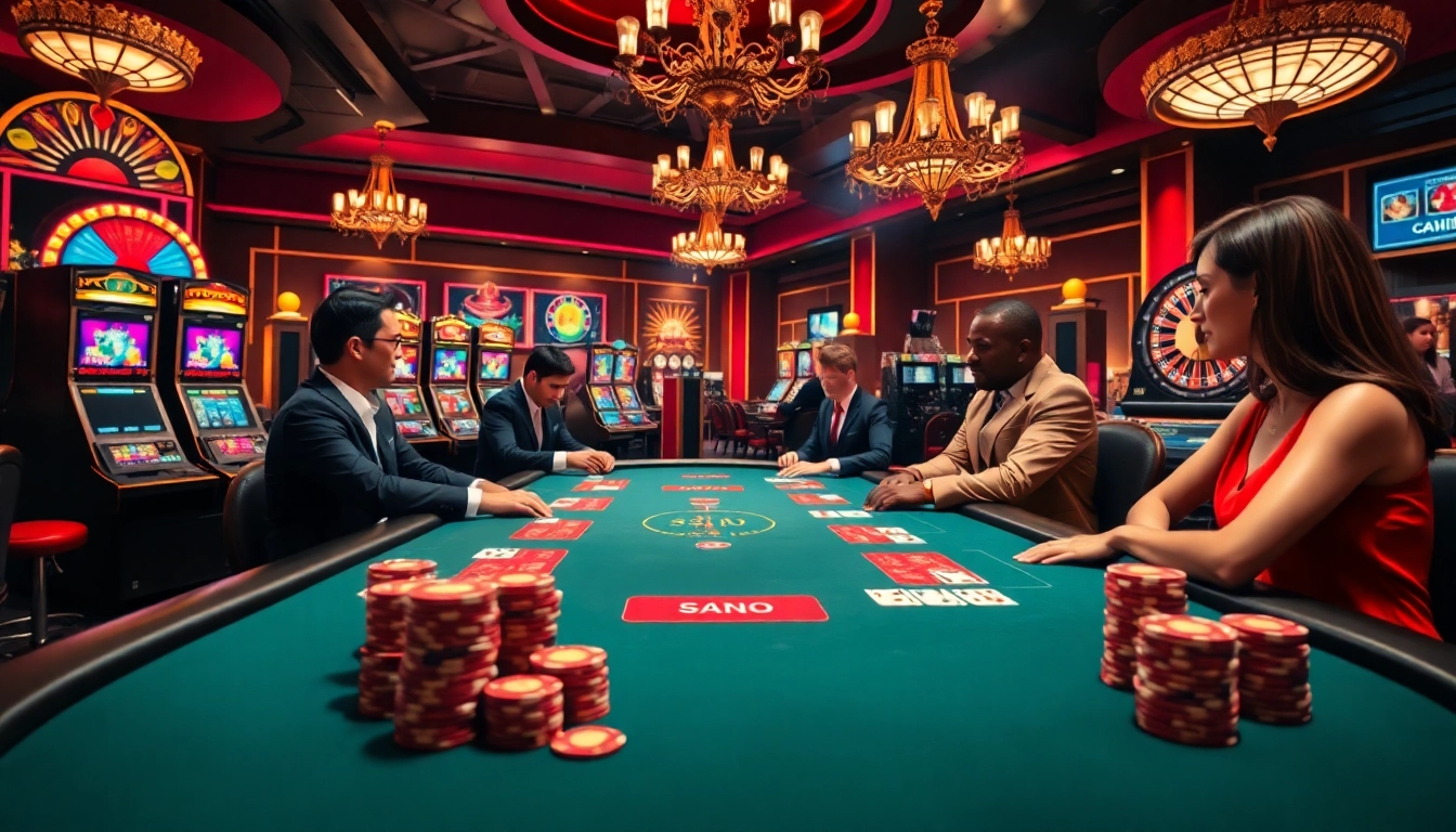 Découvrez l'excitation du meilleur casino en ligne avec du poker à enjeux élevés et des machines à sous vibrantes.