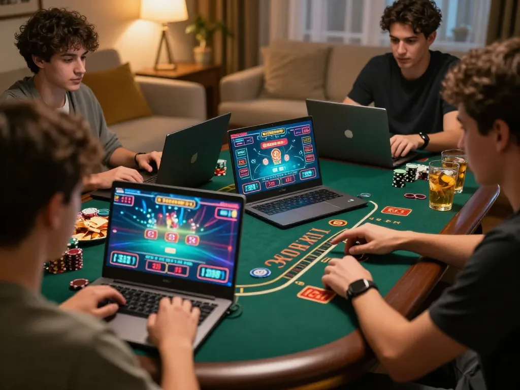 shbet800 players engaging in an exciting online blackjack game showcasing strategic decision-making.