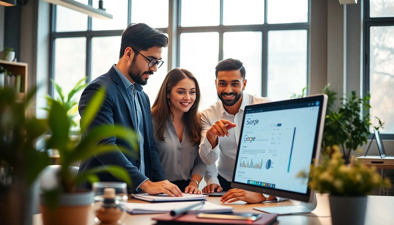 Enhance workplace efficiency with enterprise search ai tools in a collaborative office setting.