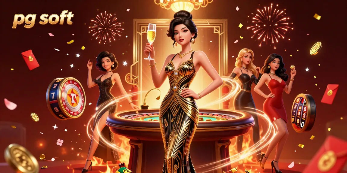 Experience pg soft's thrilling gameplay with dynamic slot reels and captivating casino ambiance.