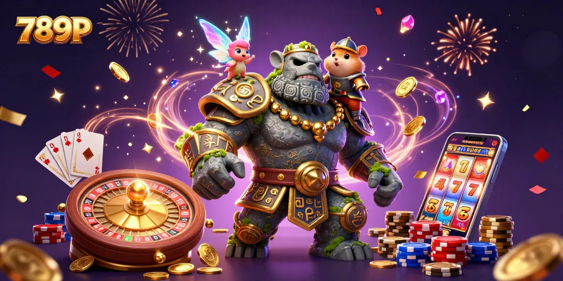 Engage with the magic of 789P as the golem guardian and fairy companion unveil jackpot rewards!