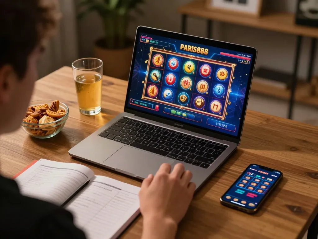 Play exciting slot games on Paris888 while enjoying a cozy home gaming atmosphere.