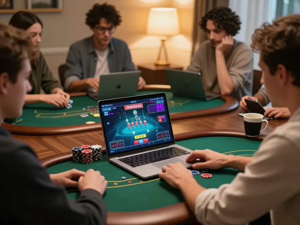 Experience the excitement of online poker at 888newcasino from a cozy home setup.