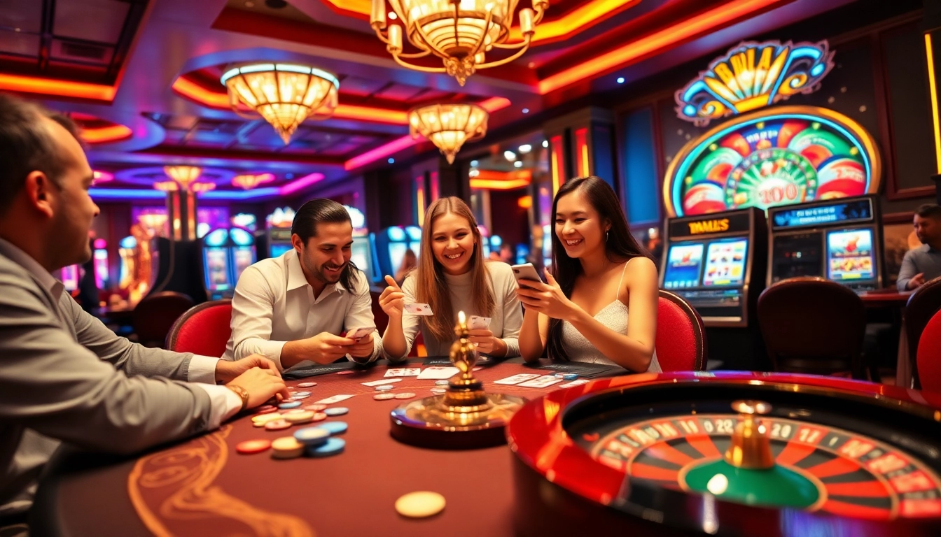 Découvrez l'excitation du meilleur casino en ligne avec des tables vibrantes, des joueurs enthousiastes et des gains instantanés.