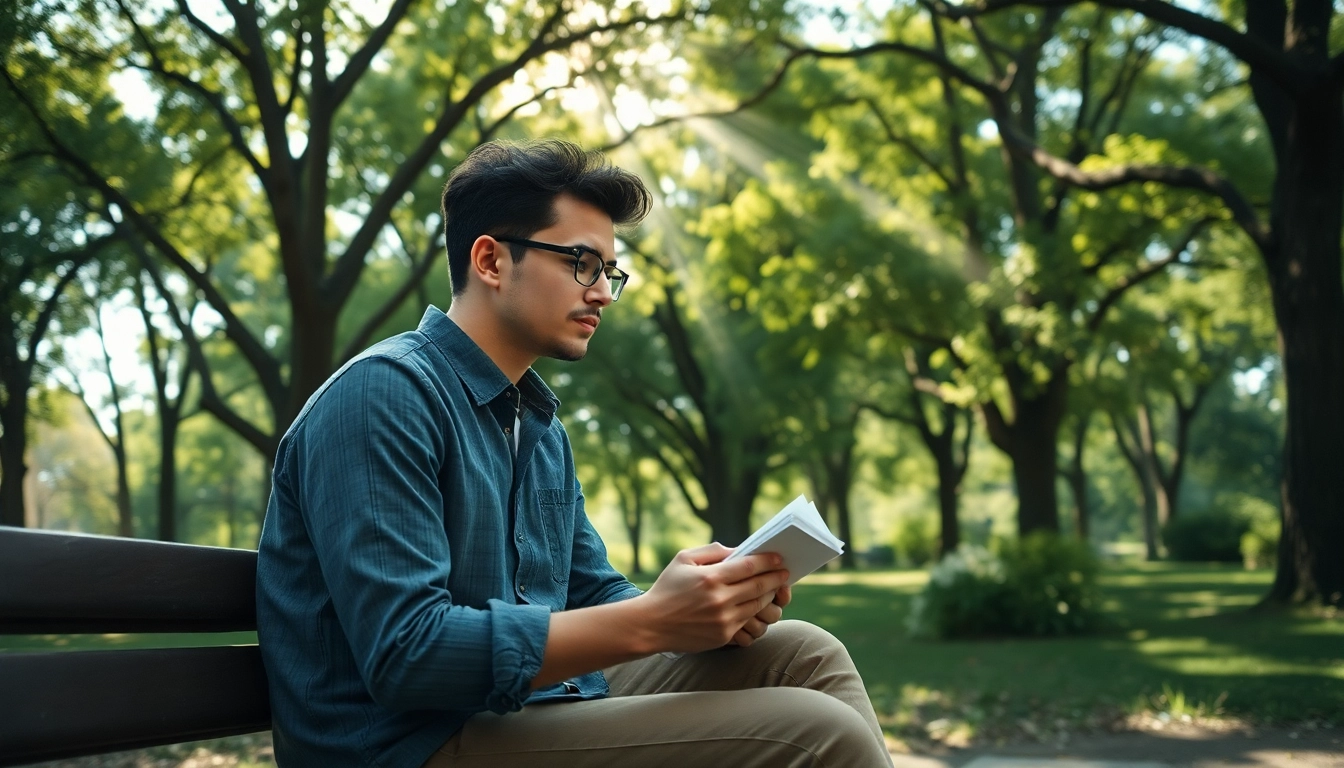 Finding my true calling through career reflection in a serene outdoor environment.