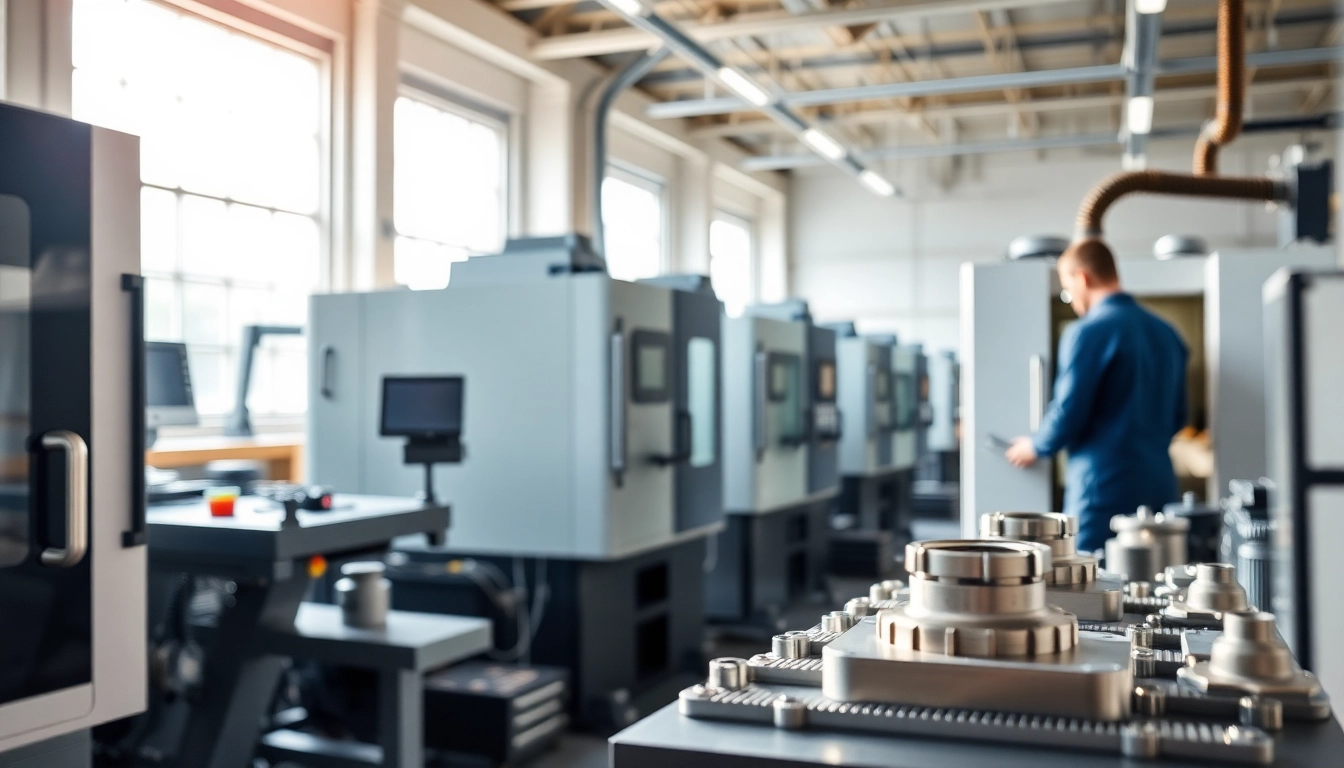 View of Chiheng Custom CNC Machining in action, highlighting precision and advanced technology.
