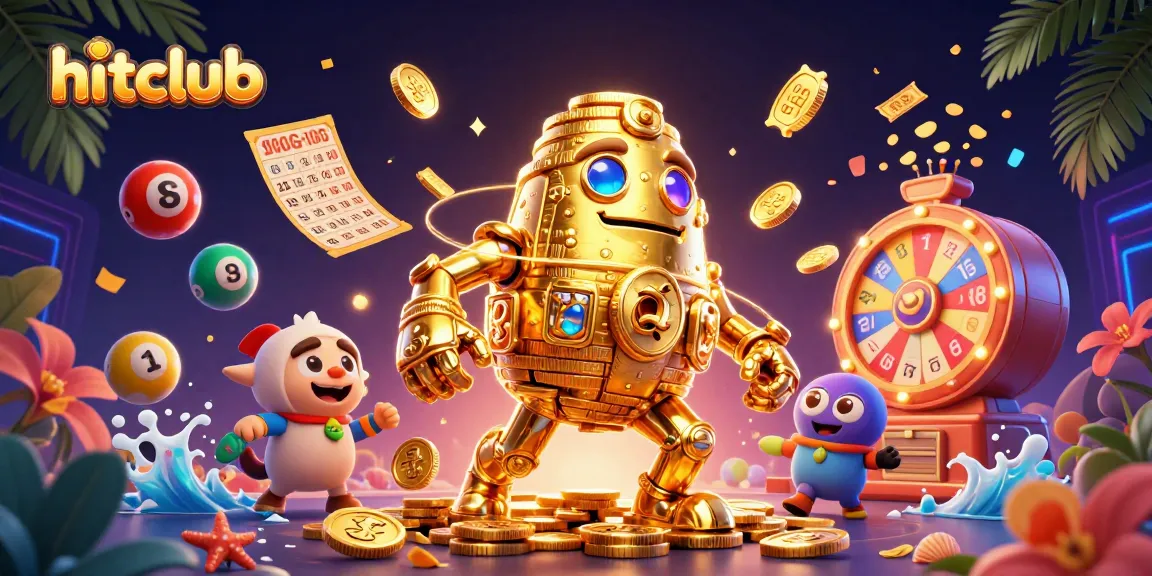 Experience the excitement of hitclub gaming with vibrant casino-themed digital art.