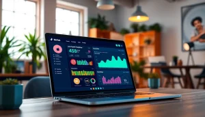 Engaging TikTok SMM panel interface displaying followers and analytics for effective marketing.