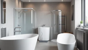 Sonni sanitär bietet hochwertige Badezimmerprodukte wie Duschen und Heizkörper an.