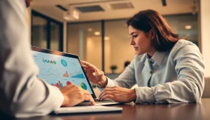 카드 현금화에 대한 정보와 상담을 받고 있는 전문 금융 상담사.