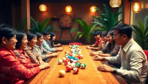 Menunggu hasil togel online dengan semangat dan kedamaian di meja permainan yang meriah.