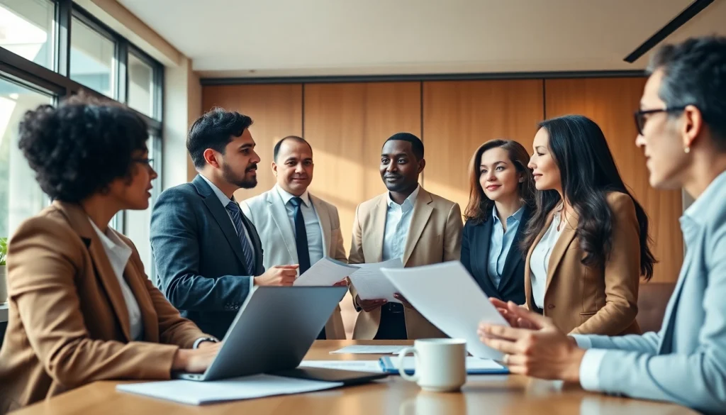 Data privacy & corporate compliance lawyers India consulting in a modern office environment, showcasing teamwork and expertise.