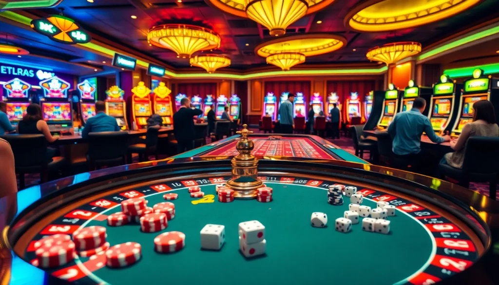 Experience the thrill of casino gaming at xx88.pizzza with vibrant slots and roulette tables.