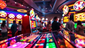 Menangkan jackpot di bolahiu slot dengan suasana kasino yang hidup dan penuh kegembiraan.