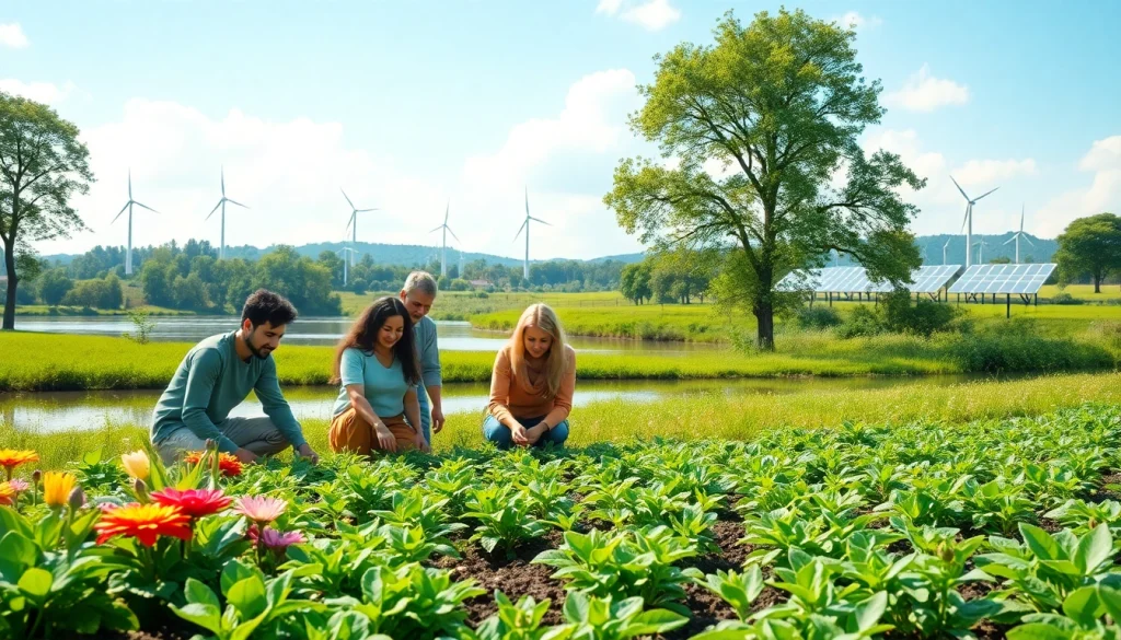 Showcasing sustainable living practices at https://www.unsustainablemagazine.com, this image features diverse individuals in nature.