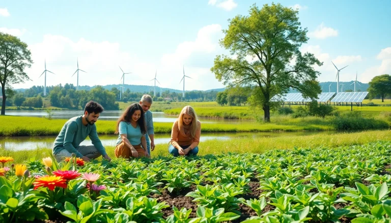 Showcasing sustainable living practices at https://www.unsustainablemagazine.com, this image features diverse individuals in nature.