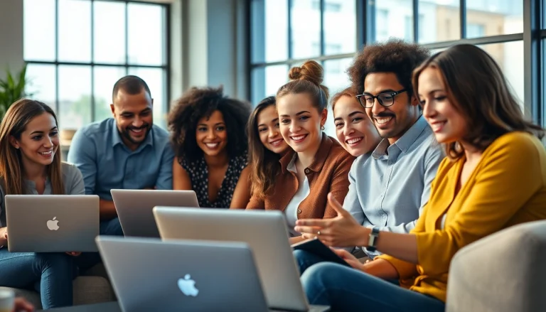 Collaboration at https://fhpts.com showcasing a diverse team in a bright, modern office.