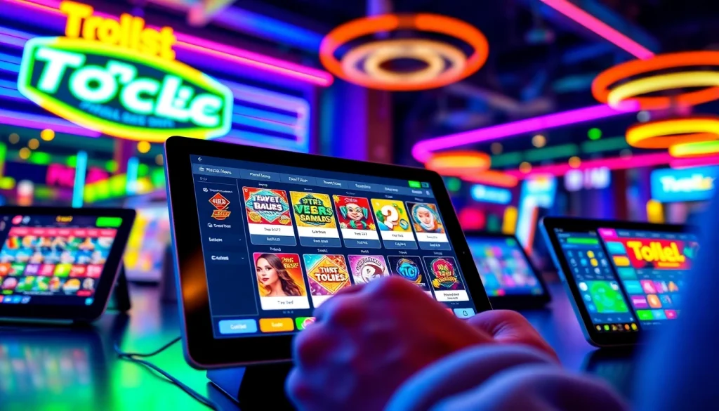 Menampilkan platform togel digital dengan antarmuka modern dan warna cerah.