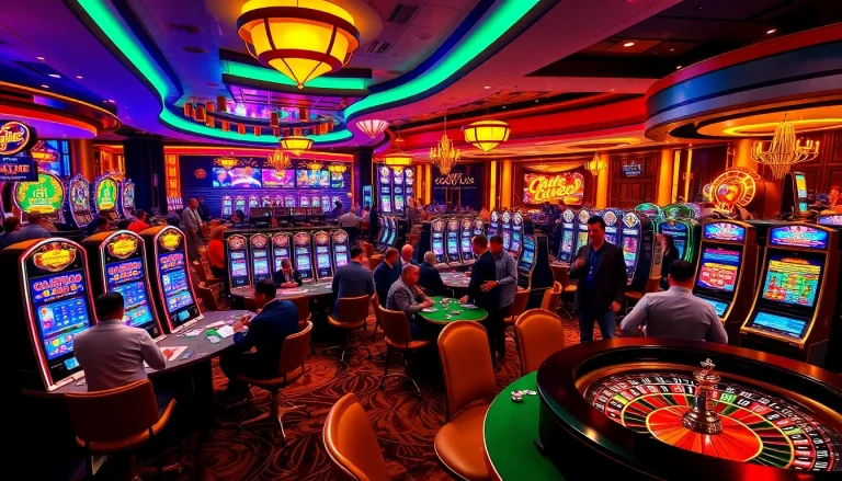 Engaging scene of a 슬롯커뮤니티 showcasing exciting slot machines and casino gameplay.