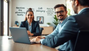 Engaged candidate in mock interviews setting, preparing confidently for their professional goals.